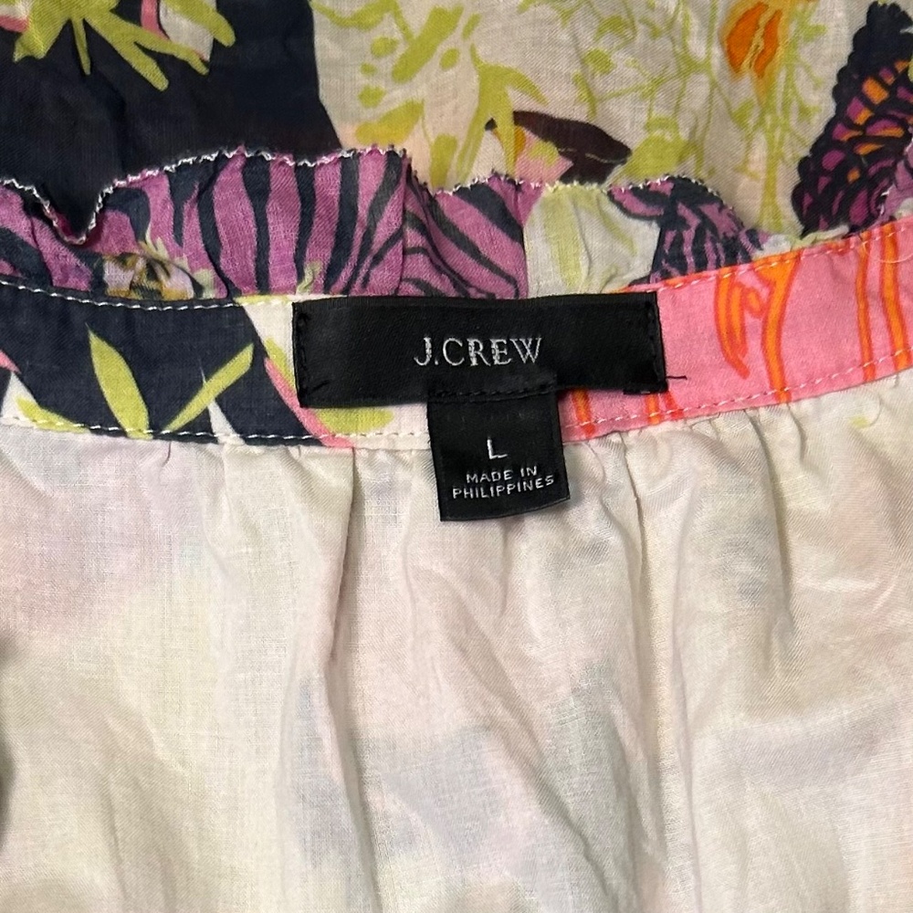 J. Crew Multicolor Animal-Print Midi Dress - Picture 5 of 8